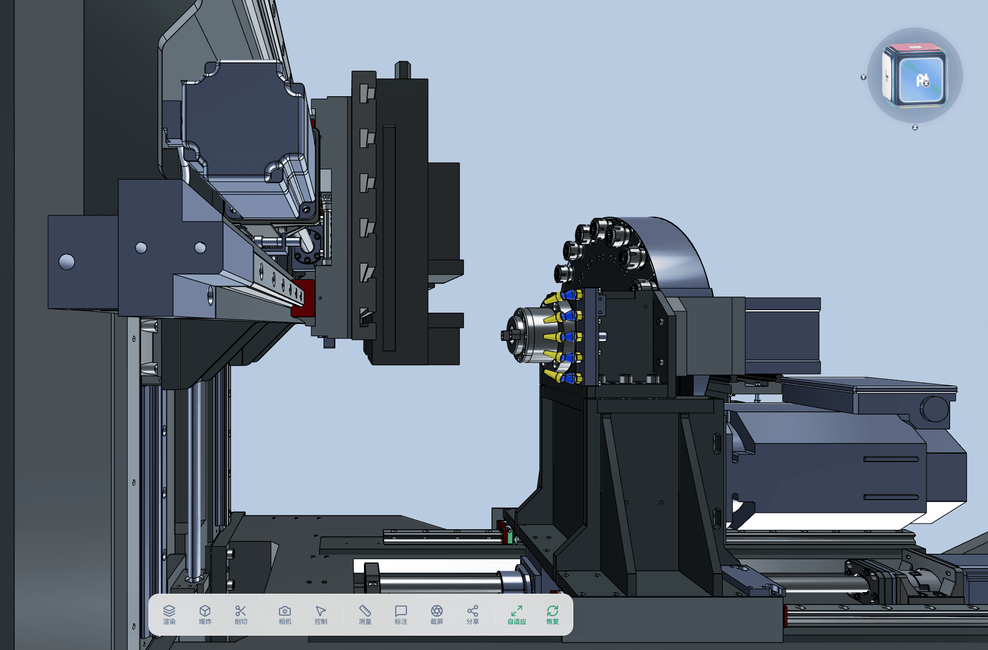 WO3D 在线 3D 模型查看器界面：高性能渲染